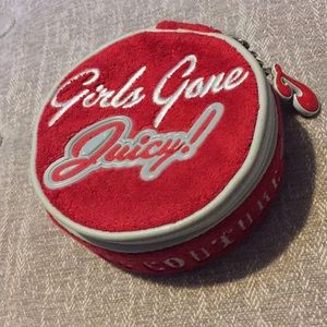 Girls Gone Juicy red  zipper pouch